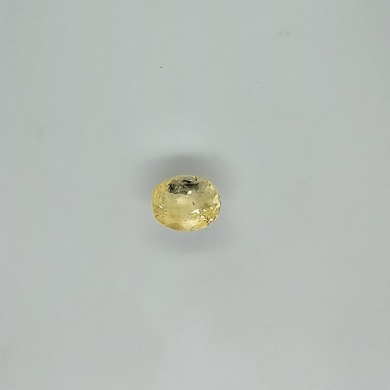 Yellow Sapphire (Pukhraj) 6.33 Ct gem quality Yellow Sapphire (Pukhraj) 6.33 Ct gem quality